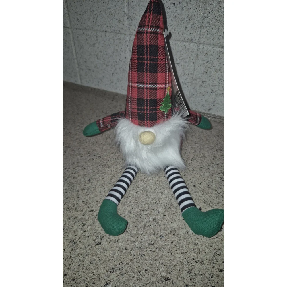 Merry Moments 16" Mini Gnome Weighted Doll Holiday Christmas Theme NWT - Picture 4 of 5